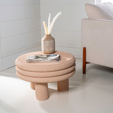 Rashida 13.5" Contemporary Minimalist Curvy Low Accent Table - JONATHAN Y